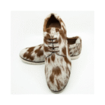 Cowhide Hair Leather Boots